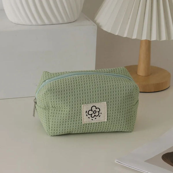 Trousse de toilette Gaze de Coton Femme Vert