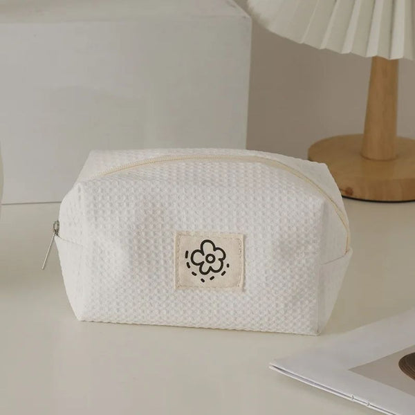 Trousse de toilette Gaze de Coton Femme Blanc