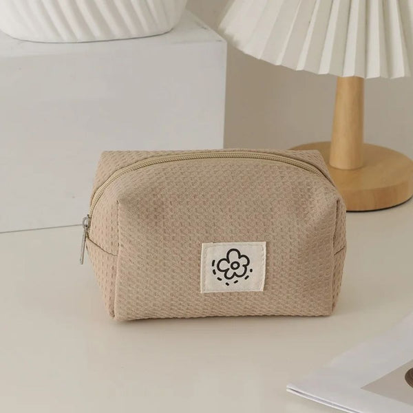 Trousse de toilette Gaze de Coton Femme Marron