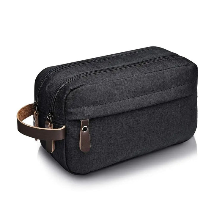 Trousse de toilette Homme 2 Compartiments Noir