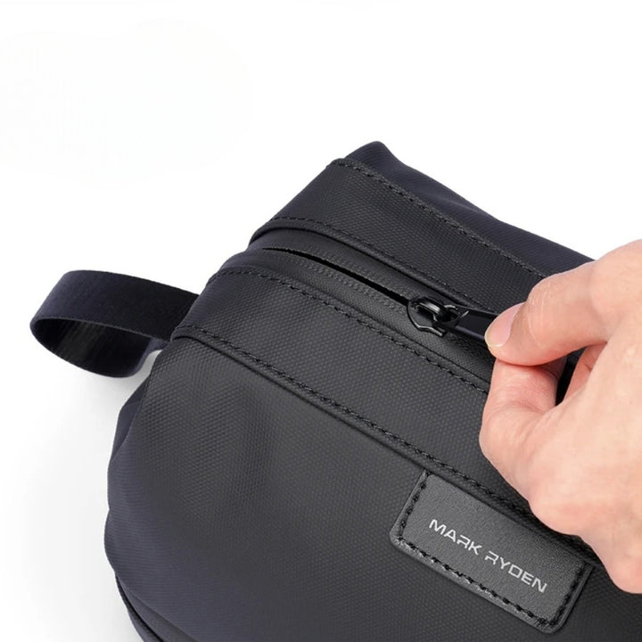 Trousse de Toilette Homme Double Compartiment, fermeture étanche