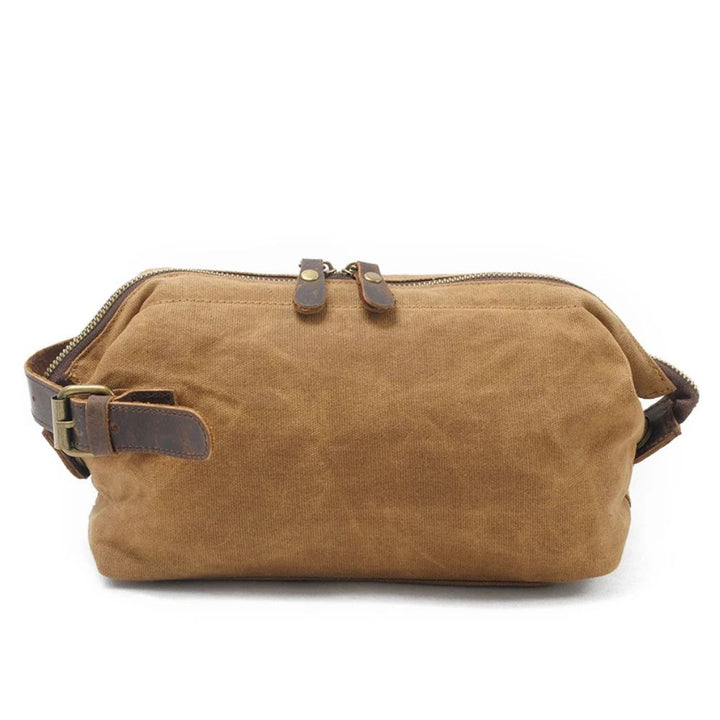 Trousse de toilette Homme en Toile camel