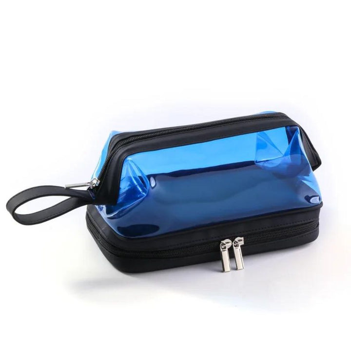 Trousse de toilette Homme Transparente Bleu