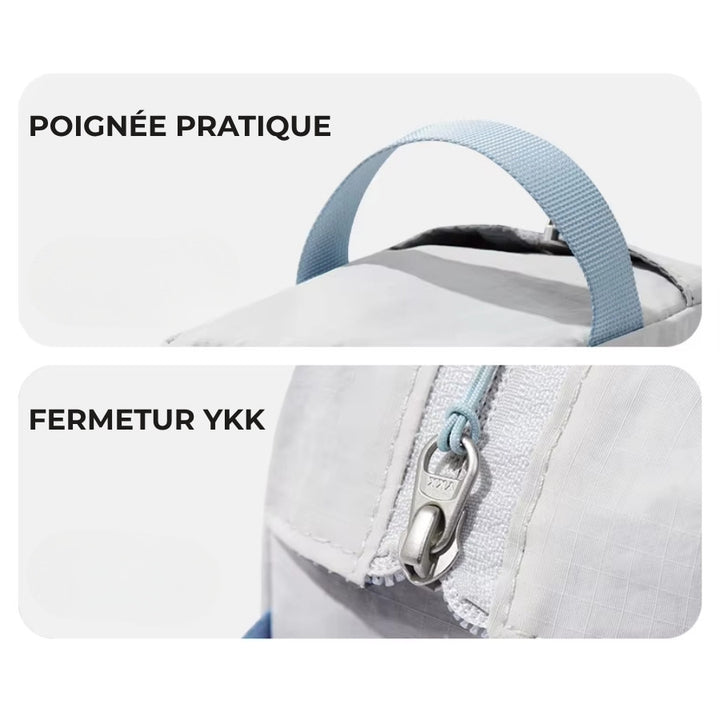 Trousse de toilette Légère Voyage, poignée pratique, fermeture YKK