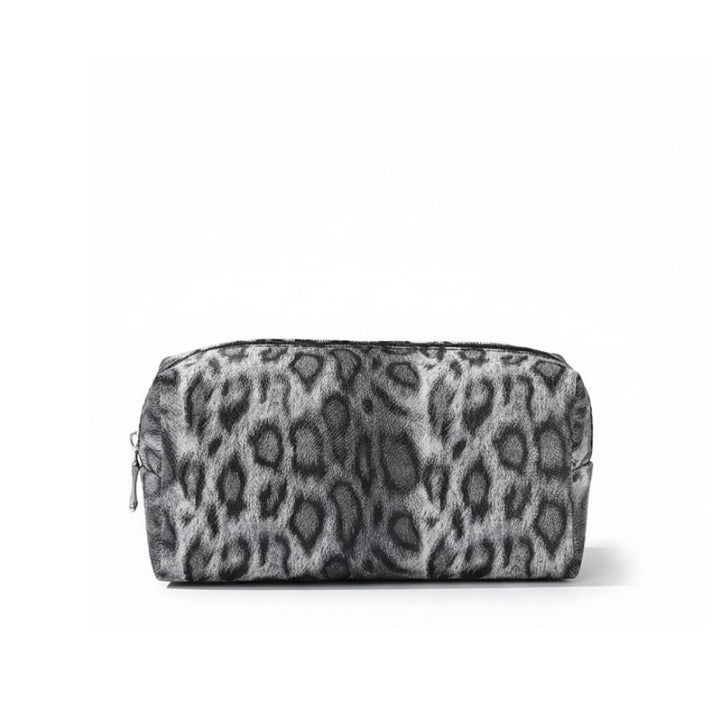 Trousse de toilette Léopard rose petit modèle pour maquillage et voyage