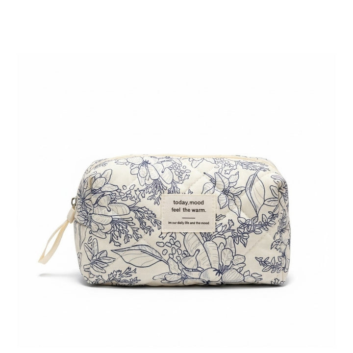 Petite trousse de toilette Motifs Fruits et Légumes Today Mood sur fond blanc