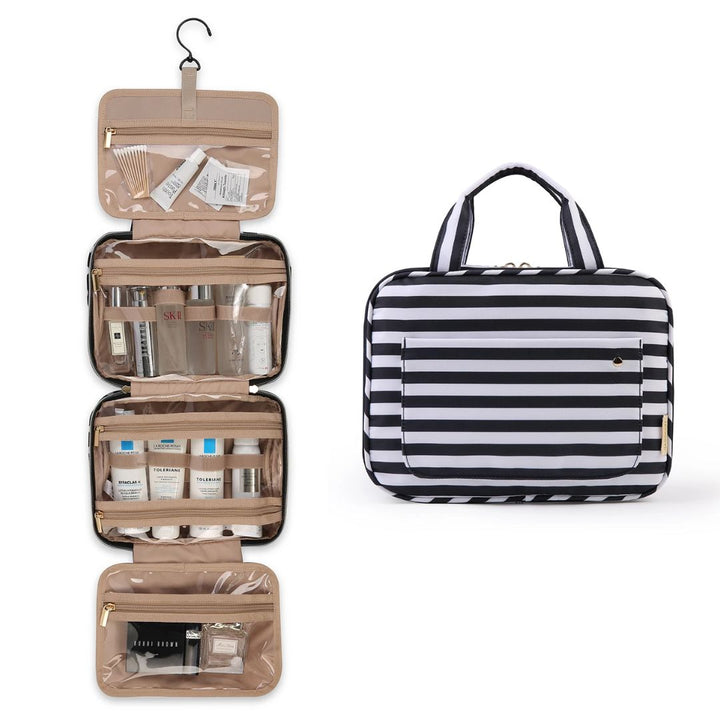 Trousse de toilette Pliable à Suspendre Rayures / S