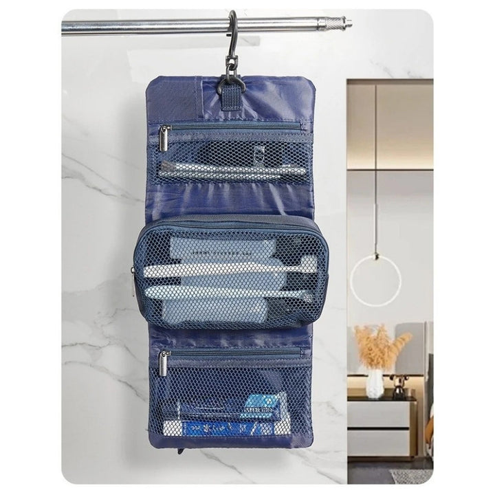 Trousse de toilette Pliable et Amovible, avec crochet de suspension