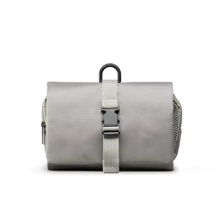 Trousse de toilette Pliable et Amovible, gris