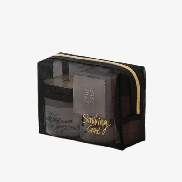 Trousse de toilette Rectangulaire Transparente Femme noir