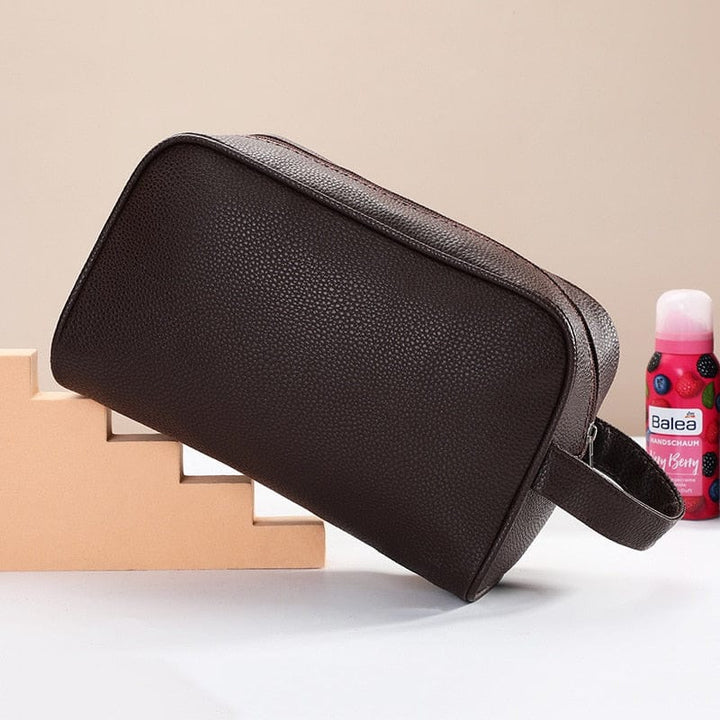 Trousse de toilette Simple Marron