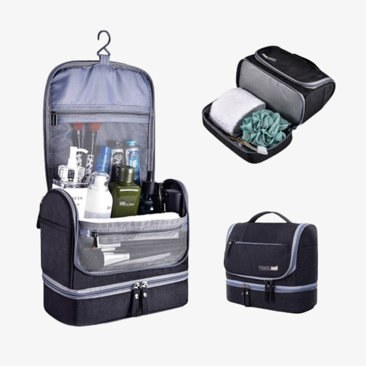 Trousse de toilette Suspendue Homme Noir