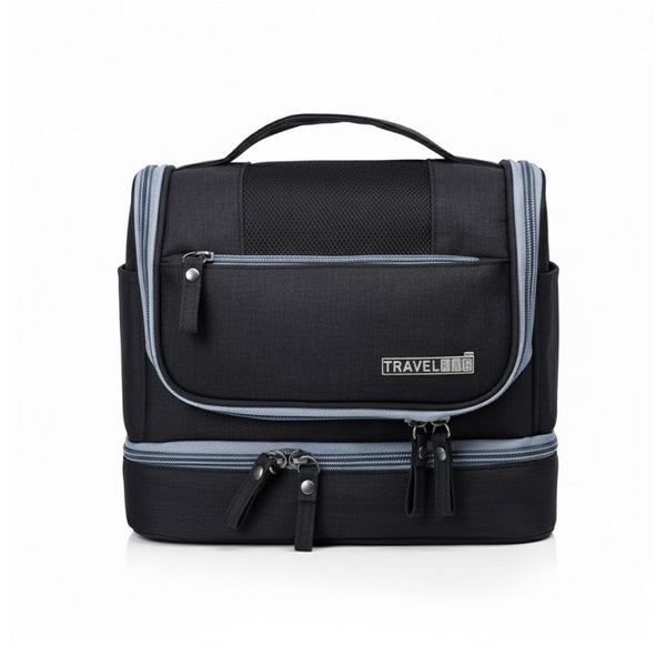 Trousse de toilette Suspendue Homme coloris noir avec plusieurs compartiments