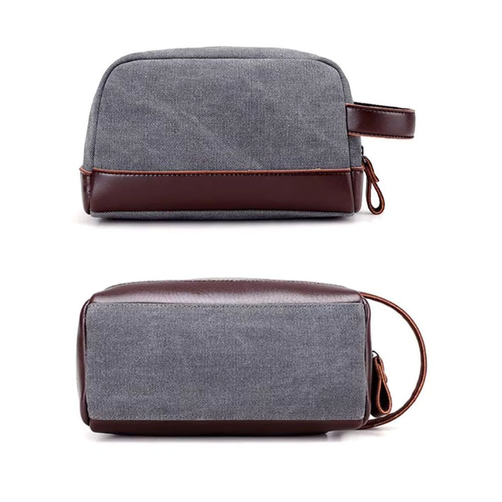 Trousse en Simili Cuir et Tissu