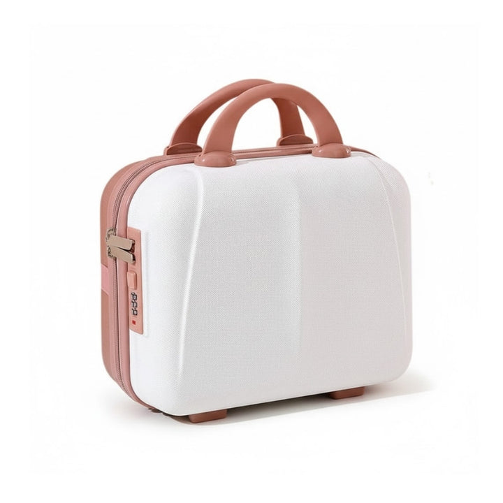 Vanity à Code - Serrure Sécurisée à Code 3 Chiffres - coloris rose et blanc