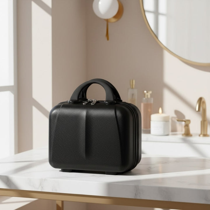 Vanity à Code - Serrure Sécurisée à Code 3 Chiffres - coloris noir, vue dans une salle de bain