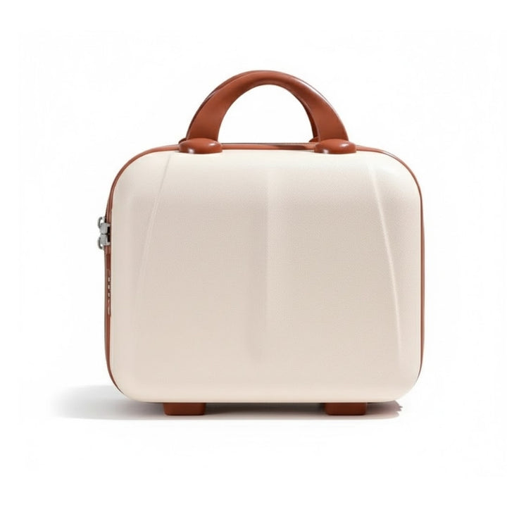 Vanity à Code - Serrure Sécurisée à Code 3 Chiffres - coloris beige et marron