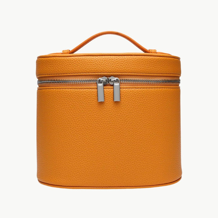 Vanity Case avec Compartiments coloris orange