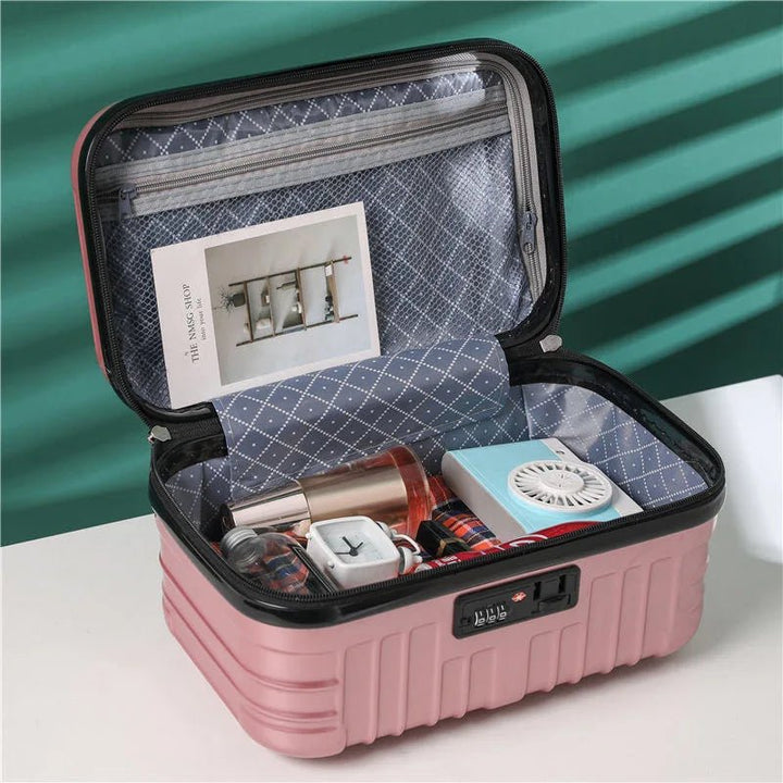 Vanity Case Rigide Femme Rose
