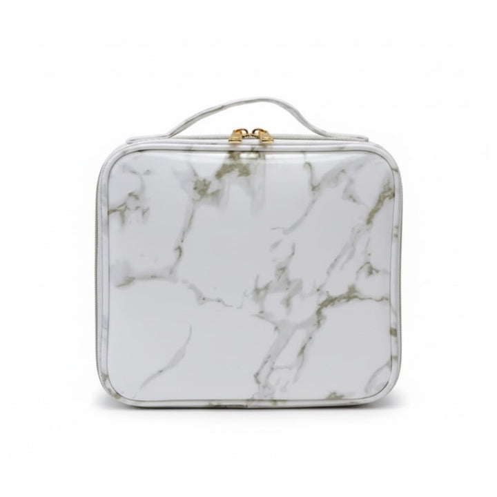 Vanity de Couleur Marbre - Trousse de Maquillage couleur blanc