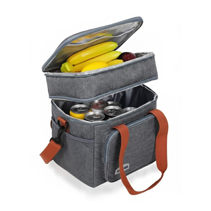 Vanity Familial - Format Voyage avec Bandoulière avec multiples compartiments isothermes