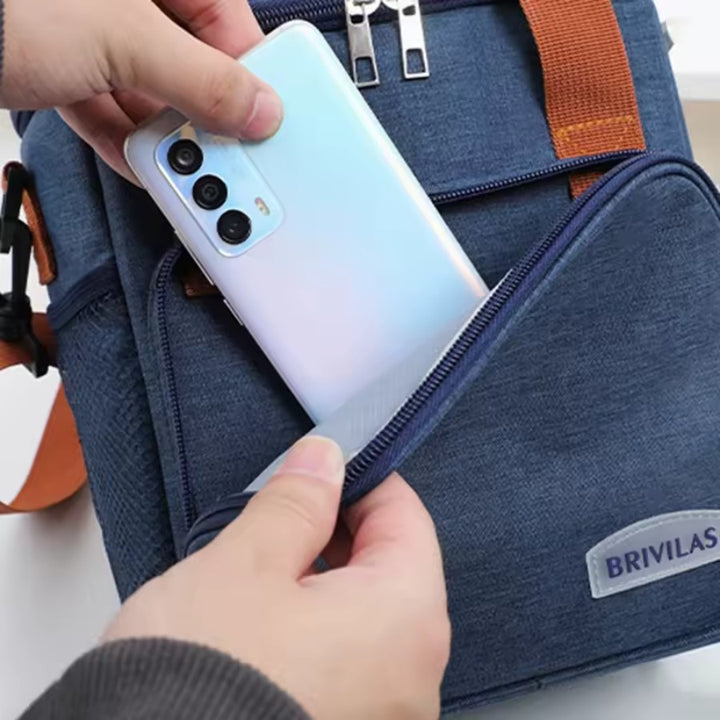 Vanity Familial - Format Voyage avec Bandoulière avec poche sur le devant