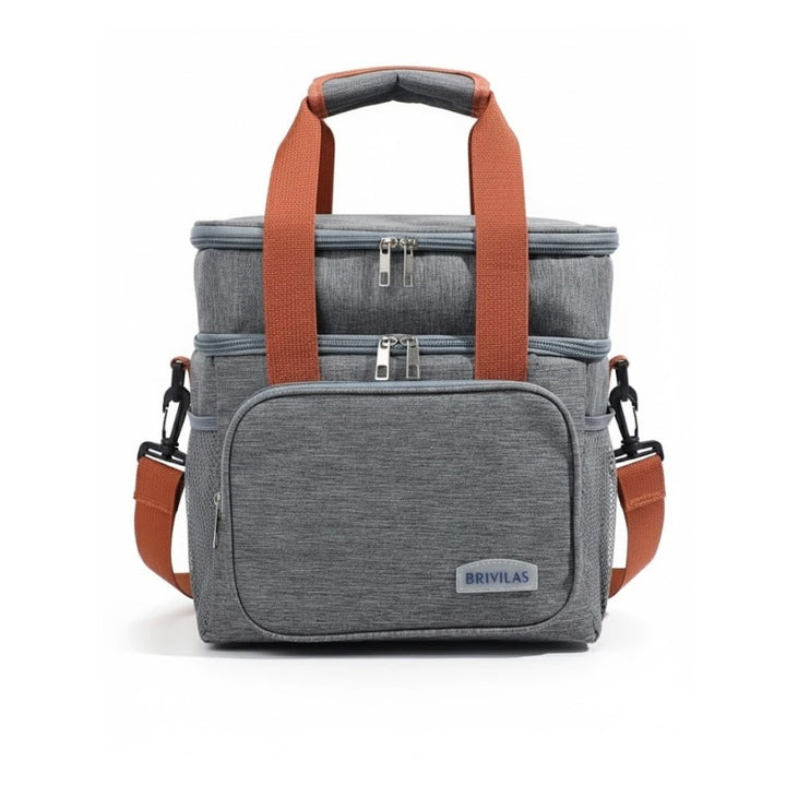 Vanity Familial - Format Voyage avec Bandoulière gris