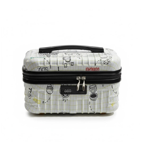 Vanity Fermeture à Code – Design Graphique Blanc & Noir