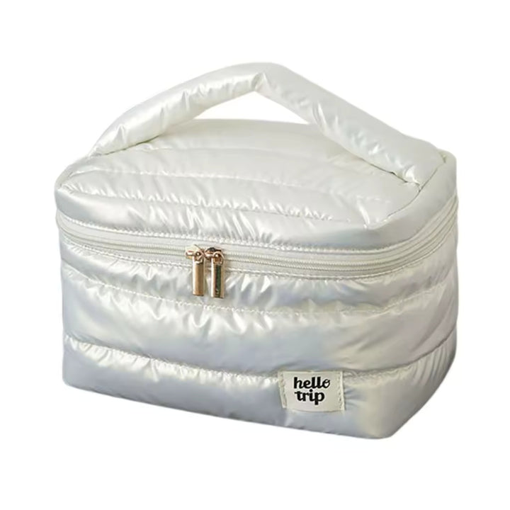 Vanity matelassé - Puffer, blanc