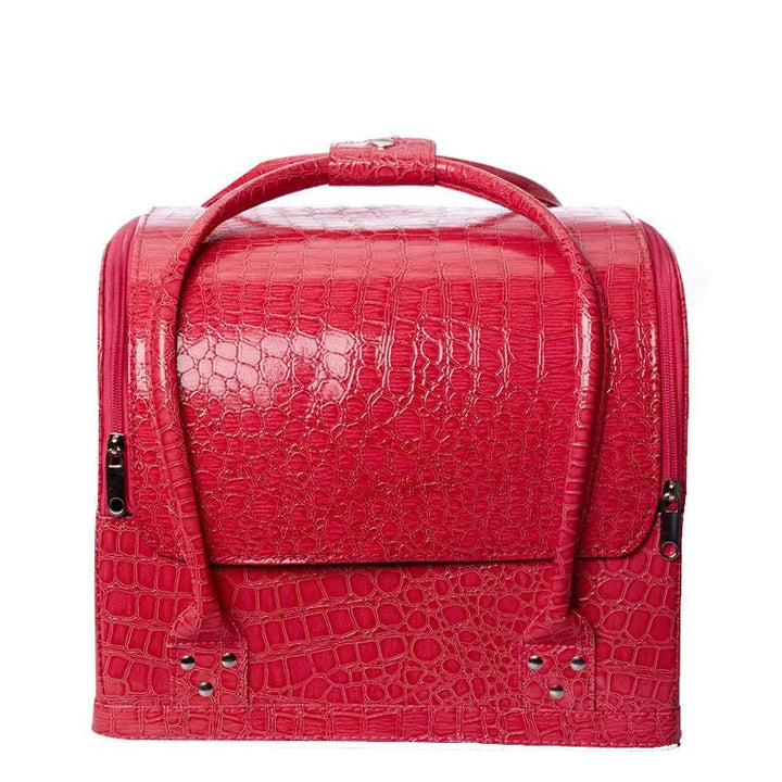 Vanity Rangement Maquillage - Crocodile Rose
