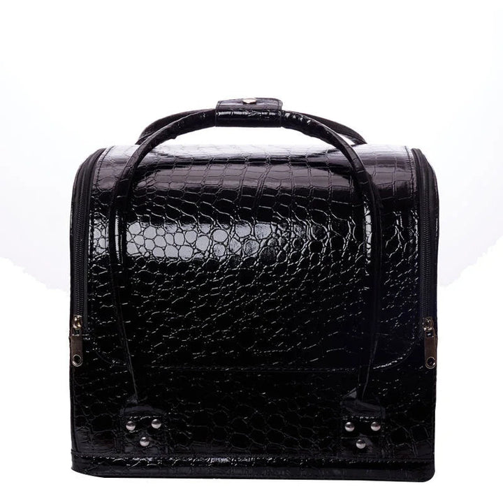Vanity Rangement Maquillage - Crocodile Noir