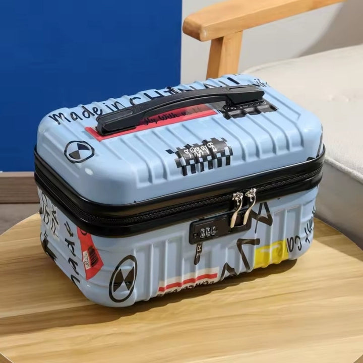 Vanity Rigide de Voyage à Code - Design Street Bleu